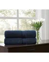 Royal Velvet Regal Plush 2pc Bath Sheet In Blue