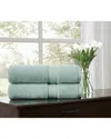 Royal Velvet Regal Plush 2pc Bath Sheet In Green