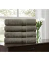 Royal Velvet Regal Plush 4pc Bath Towel In Brown
