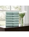 Royal Velvet Regal Plush 6pc Hand Towel In Green
