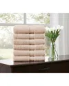 Royal Velvet Regal Plush 6pc Hand Towel In Pink