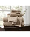 Royal Velvet Regal Plush 6pc Towel Set In Brown