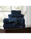 Royal Velvet Regal Plush 6pc Towel Set In Blue
