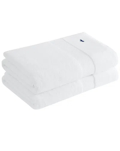 Royal Velvet Set Of 2 Turkish Cotton Bath Towels In White