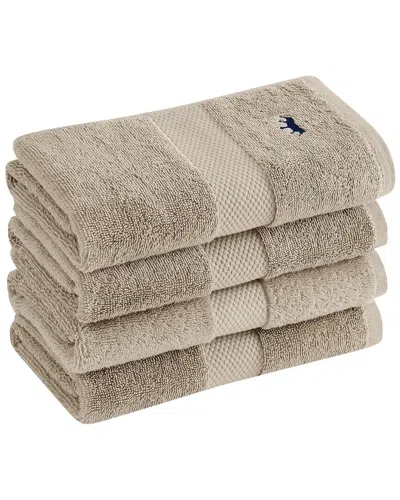 Royal Velvet Set Of 4 Turkish Cotton Hand Towels