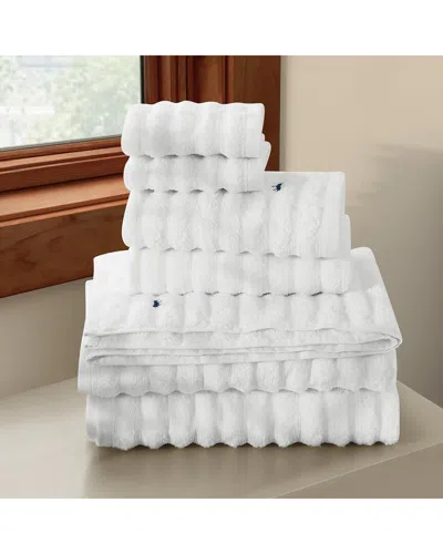 Royal Velvet Textured 6pc Towel Set In White