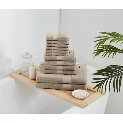 Royal Velvet Turkish Cotton Bath Towel Set In Brown