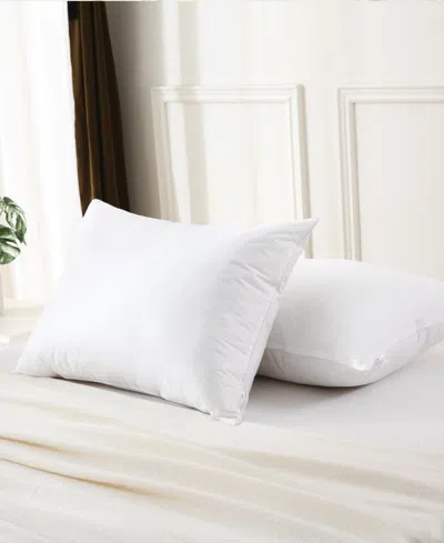 ROYAL VELVET WHITE GOOSE NANO DOWN AND FEATHER BLEND MEDIUM SUPPORT PILLOW, JUMBO