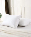 Royal Velvet White Goose Nano Down Feather Blend Pillow In White