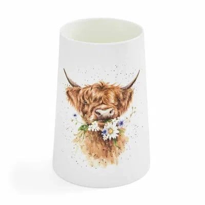 Royal Worcester 8" Vase (cow) In White