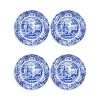 ROYAL WORCESTER & SPODE SPODE BLUE ITALIAN DINNER PLATE, SET OF 4