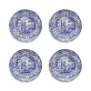 Royal Worcester & Spode Blue Italian Luncheon Plate, Set Of 4 In Blue