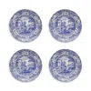 Royal Worcester & Spode Blue Italian Luncheon Plate, Set Of 4