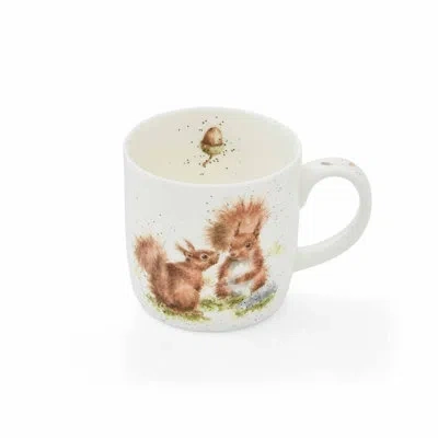 Royal Worcester Between Friends Mug (squirrel), 11 oz In White