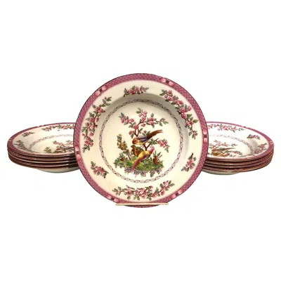Pre-owned Royal Worcester English  Porcelain Plated Retailed By Tiffany & Co, Circa 1900 In Beige