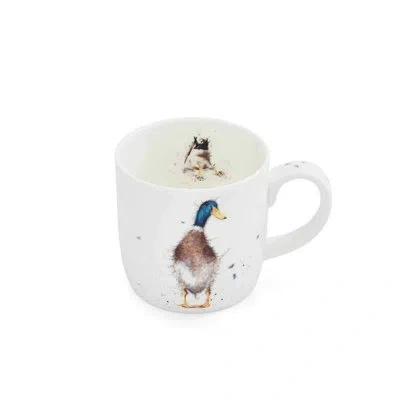 Royal Worcester Guard Duck Mug, 11 oz In White