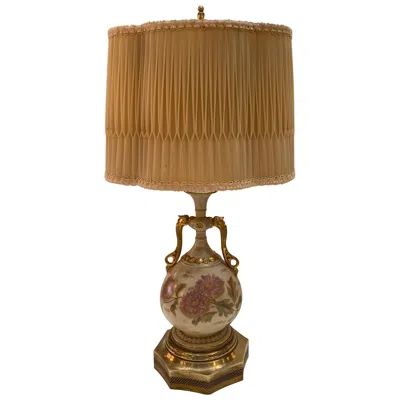 Pre-owned Royal Worcester Lamp In Brown
