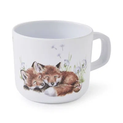 Royal Worcester Little Wren Handled Cup In White