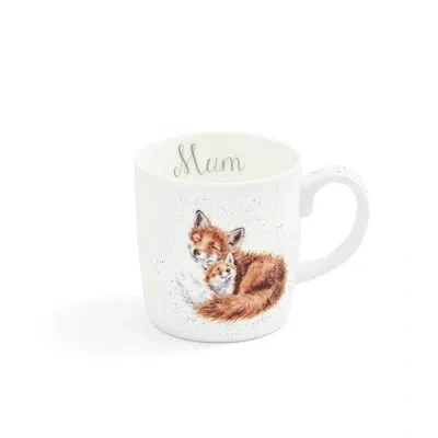 Royal Worcester Mum Mug (fox), 14 oz In White