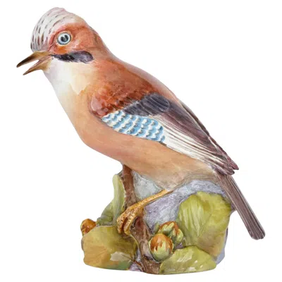Pre-owned Royal Worcester Porcelain Bird Model In Brown