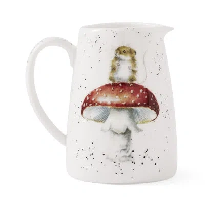 Royal Worcester Posy Jug In White