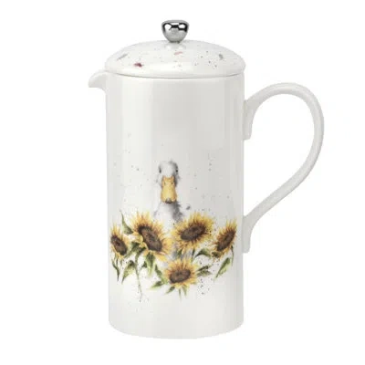 Royal Worcester Rw-wrendale Designs Cafetiere 1.5 Pt Duck In White