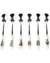 Royal Worcester Set Of 6 Tea Spoons