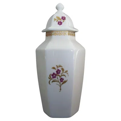 Pre-owned Royal Worcester - Small Bone China Urn & Cover - United Kingdom - Circa 1990's In Transparent