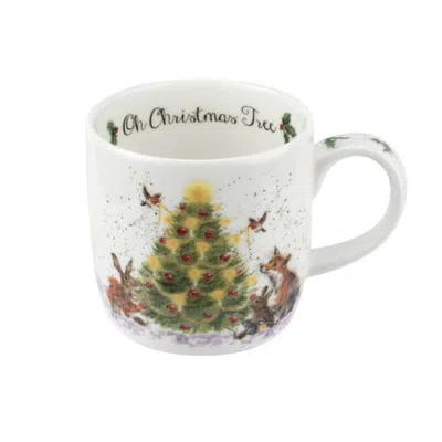 Royal Worcester Wrendale Designs Christmas 14 Ounce Mug In Oh Christmas Tree