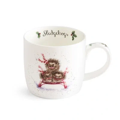 Royal Worcester Wrendale Designs Porcelain Coffee Mug In White