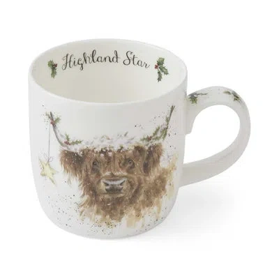 Royal Worcester Wrendale Designs Porcelain Coffee Mug In White