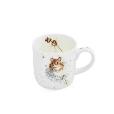 Royal Worcester Wrendale Designs Porcelain Coffee Mug In White