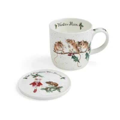 Royal Worcester Wrendale Designs Porcelain Coffee Mug In White