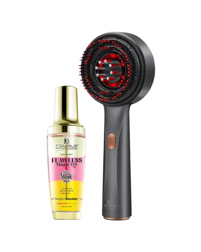 Royale 4.06oz Hair+ Miracle Essential Follica Pro Scalp Device With Magic Oil Hair Serum