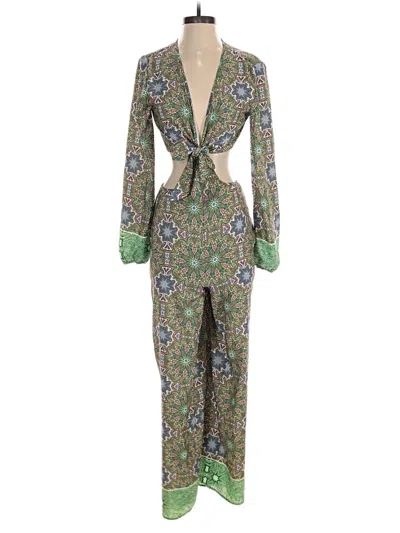 Pre-owned Royalty By Maluma Jumpsuit In Green