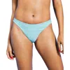 Royalty By Maluma Womens Cheeky Bikini Swim Bottom Separates In Blue