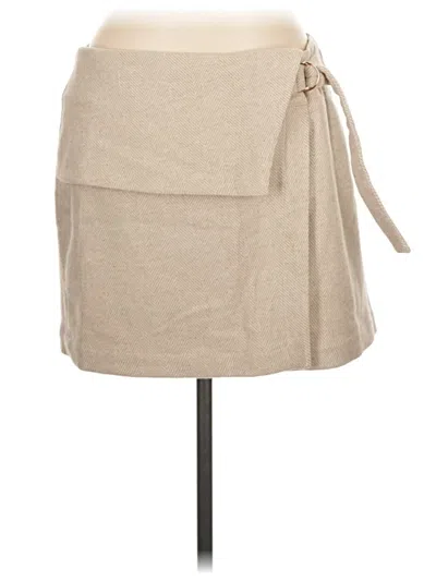 Pre-owned Royalty Casual Skirt In Tan