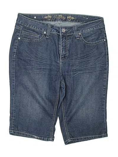 Pre-owned Royalty Denim Shorts In Blue