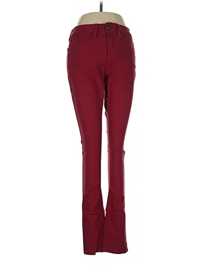 Pre-owned Royalty For Me Casual Pants In Burgundy