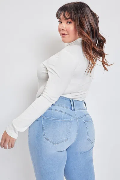 Royalty Women's Plus Size Sustainable Wannabettabutt Skinny Jeans In Blue