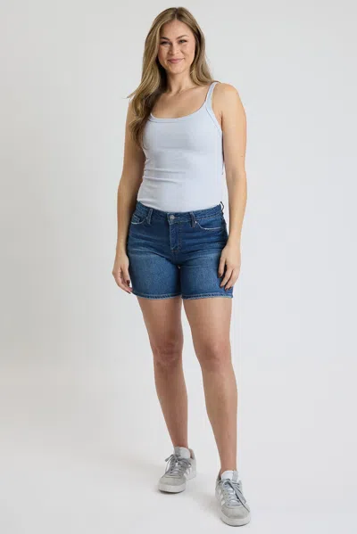 Royalty Women's Premium Stretch Basic Short In Blue