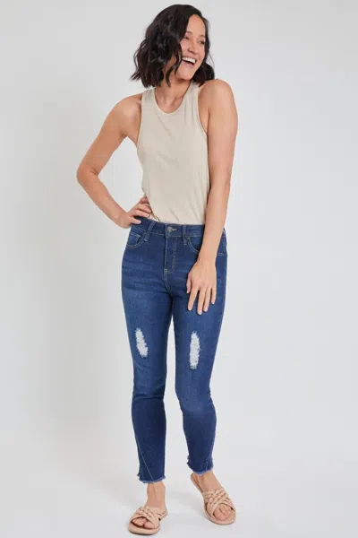 Royalty Women's Skinny Jean With Side Seam Insert Sustainable In Blue