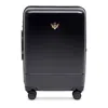 Royce & Rocket The Castle Carry-on 21 Expandable In Black/tobacco
