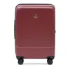 Royce & Rocket The Castle Carry-on 21 Expandable In Burgundy/cloud Pink