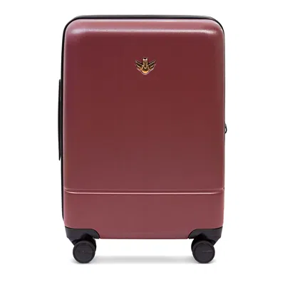 Royce & Rocket The Castle Carry-on 21 Expandable In Burgundy/cloud Pink