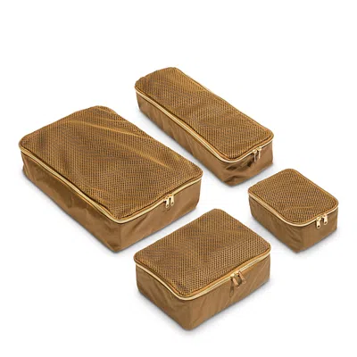 Royce & Rocket The Packing Cubes, Set Of 4 In Tobacco