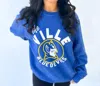 Royce Brand The Ville Comfy Cord Crewneck Oversized Pullover In Royal In Blue