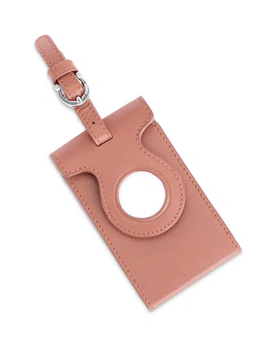 Royce New York Airtag Luggage Tag Holder In Brown