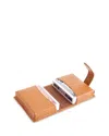 Royce New York Aristo Leather Playing Card Set In Brown
