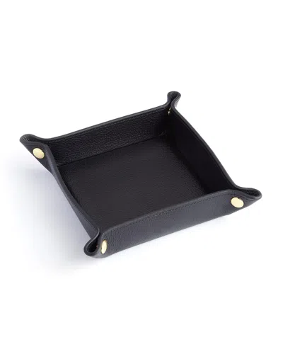 Royce New York Catchall Valet Tray In Black